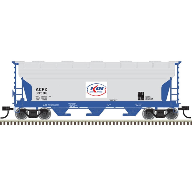 Atlas Trainman Covered Hopper Atlas Trainman 20006510 HO Scale ACF 3560 Covered Hopper Kerr-McGee ACFX 63506