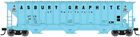 Atlas Trainman Covered Hopper Atlas Trainman 50004708 N Scale Thrall 4750 Covered Hopper Asbury Graphite UCTX 45123