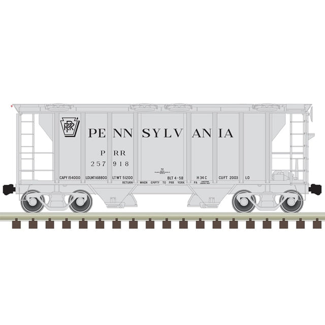 Atlas Trainman Covered Hopper Atlas Trainman 50005911 N Scale PS-2 Covered Hopper PRR 257918
