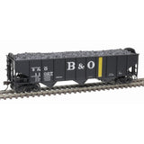 Atlas Trainman Open Hopper Atlas 20006911 HO AAR 70 Ton 9 Panel 3-Bay Hopper Baltimore & Ohio B&O 10389