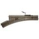 Atlas True-Track Atlas 484 HO Scale True-Track 22" Radius Snap Switch - Remote - Left Hand