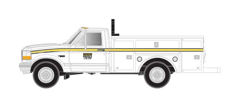 Atlas Vehicle Atlas 60000159 N Scale Ford F-250 and F-350 Pickup Truck Set - Herzog