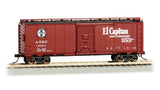 Bachmann Boxcar Bachmann 16506 HO Scale Boxcar Santa Fe "El Capitan / Map" Santa Fe ATSF 140271