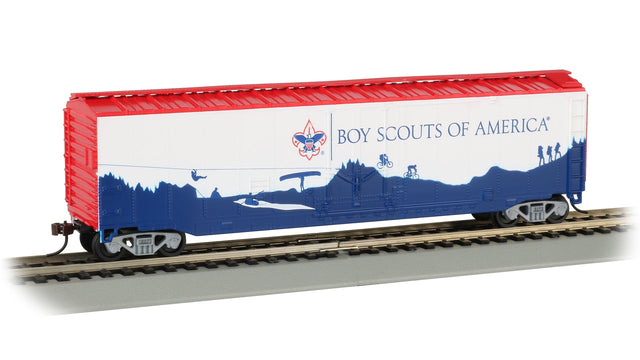 Bachmann Boxcar Bachmann 18013 HO Scale 50' Plug Door Boxcar Boy Scouts of America