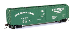 Bachmann Boxcar Bachmann 18032 HO Scale 50' Plug Door Boxcar Gulf, Mobile & Ohio GM&O 1244 - NOS