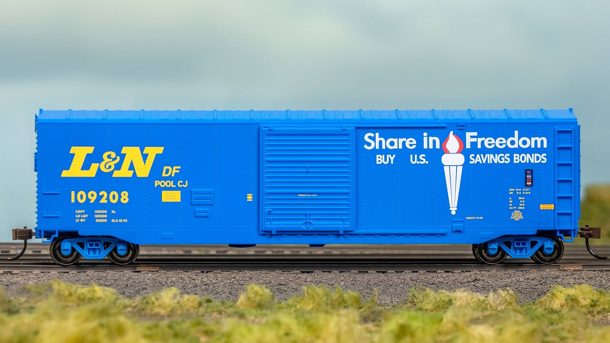 Bachmann Boxcar Bachmann 19414 HO Scale 50' Sliding Door Boxcar US Savings Bonds - Louisville & Nashville L&N 109208