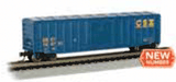 Bachmann Boxcar Bachmann 19674 N Scale ACF Outside Braced 50'6" Boxcar CSXT 129761