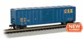 Bachmann Boxcar Bachmann 19674 N Scale ACF Outside Braced 50'6" Boxcar CSXT 129761