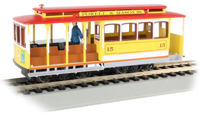 Bachmann Cable Car Bachmann 60538 HO Scale Cable Car - Yellow and Red