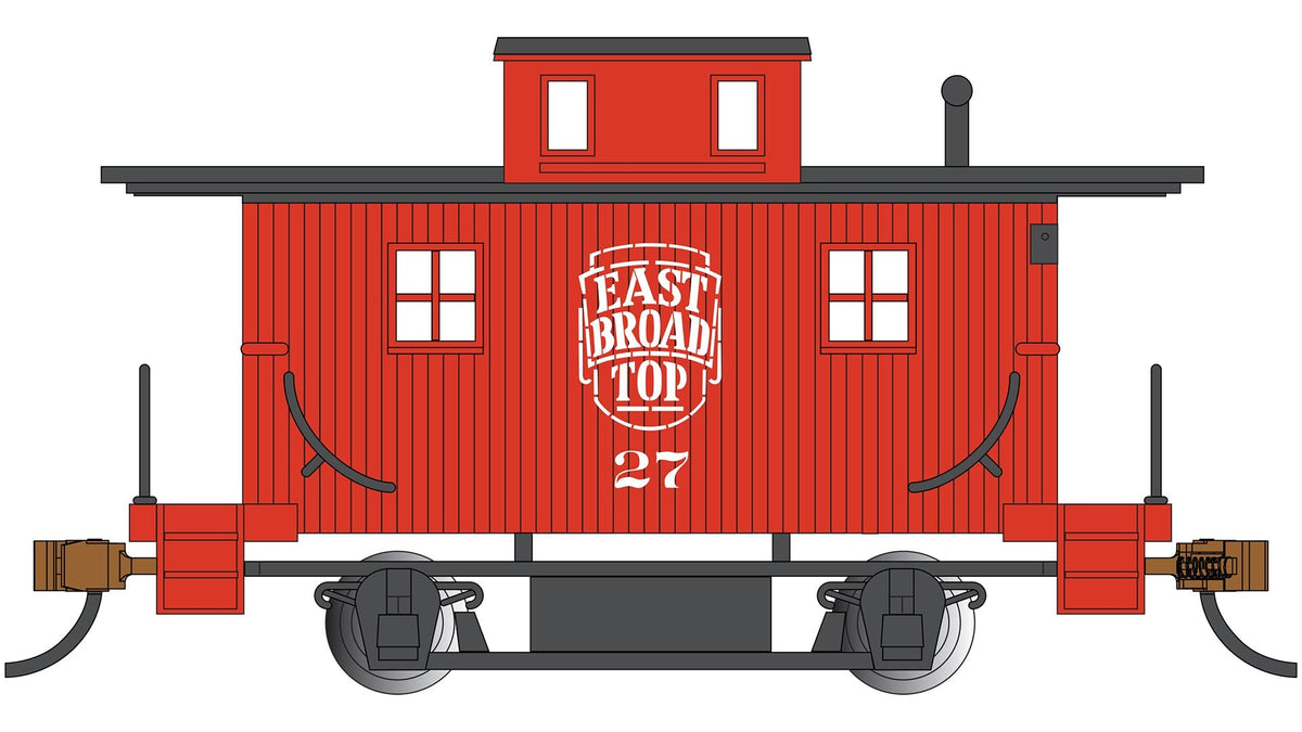 Bachmann Caboose Bachmann 18411 HO Scale Bobber Caboose East Broad Top EBT 27