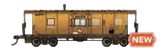 Bachmann Caboose Bachmann 73213 HO Scale Workhorse Series Bay Window Caboose Milwaukee Road MILW 992219