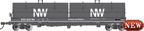 Bachmann Coil Car Bachmann 71454 N Scale 55' Steel Coil Car Norfolk & Western NW 169796