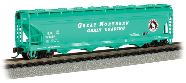 Bachmann Covered Hopper Bachmann 17561 N Scale 56' ACF Covered Hopper Great Northern GN 27429