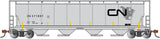 Bachmann Covered Hopper Bachmann 19159 N Scale 4 Bay Covered Hopper Canadian National CN