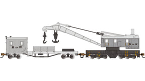 Bachmann Crane Bachmann 16151 N Scale Crane Car with Boom Tender Maintenance of Way