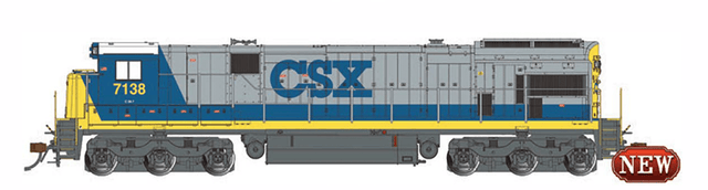 Bachmann Diesel - Six Axle Bachmann 61302 HO Scale GE C36-7 Diesel CSXT 7138 with DCC & Sound