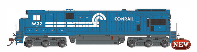 Bachmann Diesel - Six Axle Bachmann 61304 HO Scale GE C36-7 Diesel Conrail CR 6632 with DCC & Sound