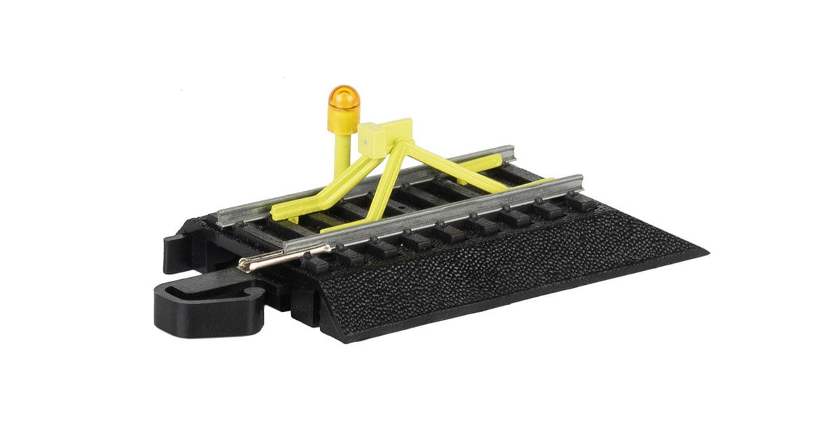 Bachmann E-Z Track - Steel Bachmann 44476 HO Scale SteelE-Z Track Bumper with Flashing LED Light