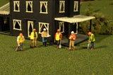 Bachmann Figures Bachmann SceneScapes 33116 HO Scale Civil Engineers Figures (6 Pack)