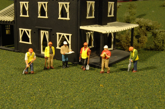 Bachmann Figures Bachmann SceneScapes 33116 HO Scale Civil Engineers Figures (6 Pack)