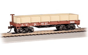 Bachmann Gondola Bachmann 15401 HO Scale Old-Time Gondola Santa Fe ATSF 966