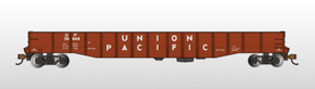 Bachmann Gondola Bachmann 73973 N Scale 52'6" Drop End Gondola Union Pacific UP 30868