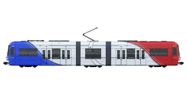 Bachmann Light Rail Bachmann 62511 HO Scale Siemens S70 Light Rail Vehicle Utah Transit Authority TRAX 1125