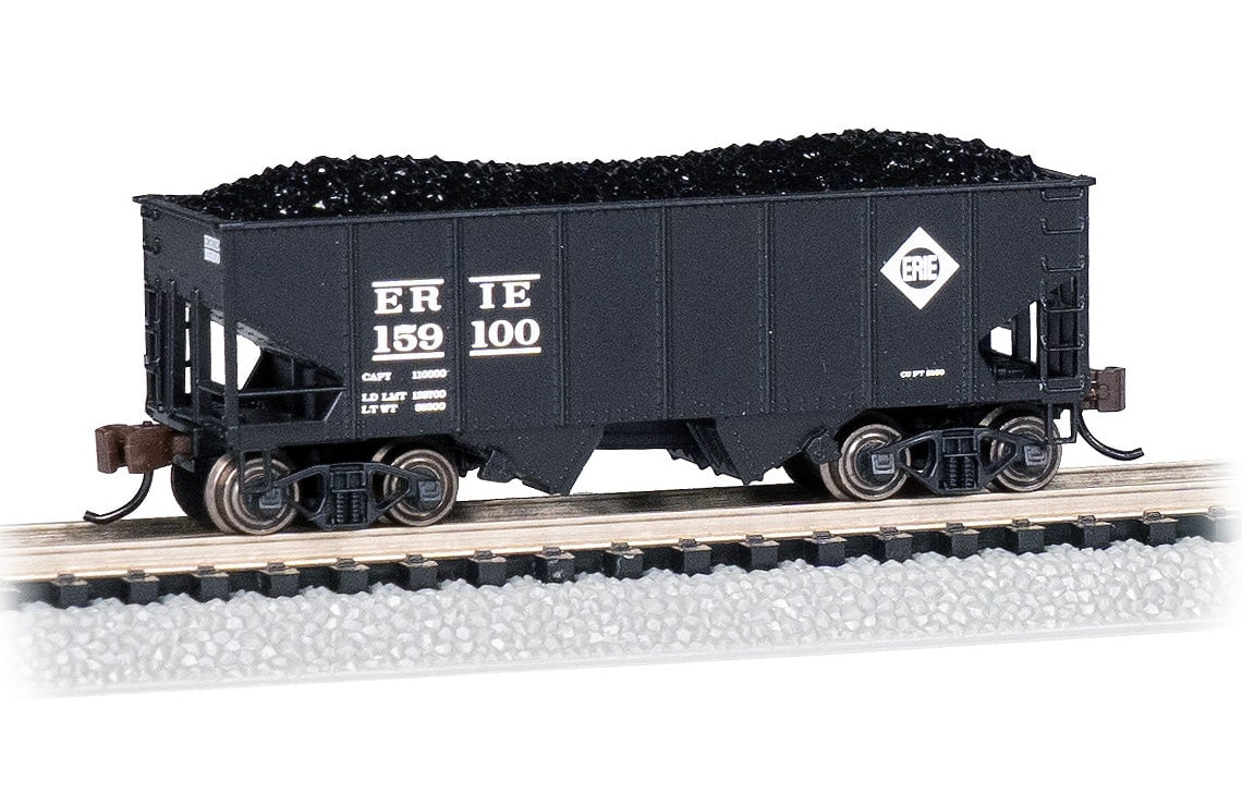 Bachmann Open Hopper Bachmann 19562 N Scale 55 Ton 2 Bay Hopper ERIE 159100