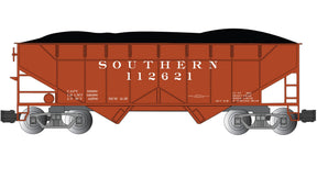 Bachmann Open Hopper Bachmann 94004 G Scale (1:29) 2 Bay Offset Open Hopper Southern 112846 (with Removable Coal Load)