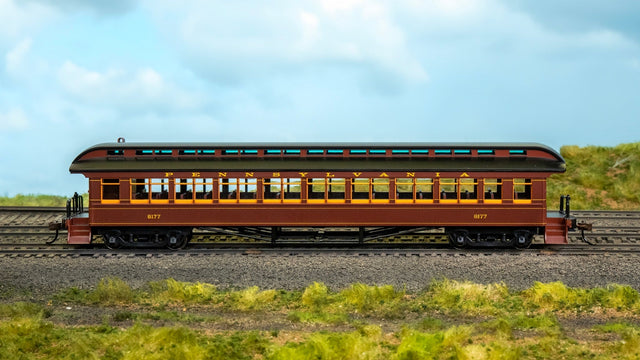 Bachmann Passenger - Coach Bachmann 12802 HO Scale 60' Passenger Coach Pennsylvania Railroad PRR 8177