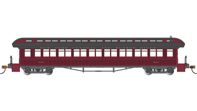 Bachmann Passenger - Coach Bachmann 12803 HO Scale 60' Passenger Coach New York Central & Hudson River 610
