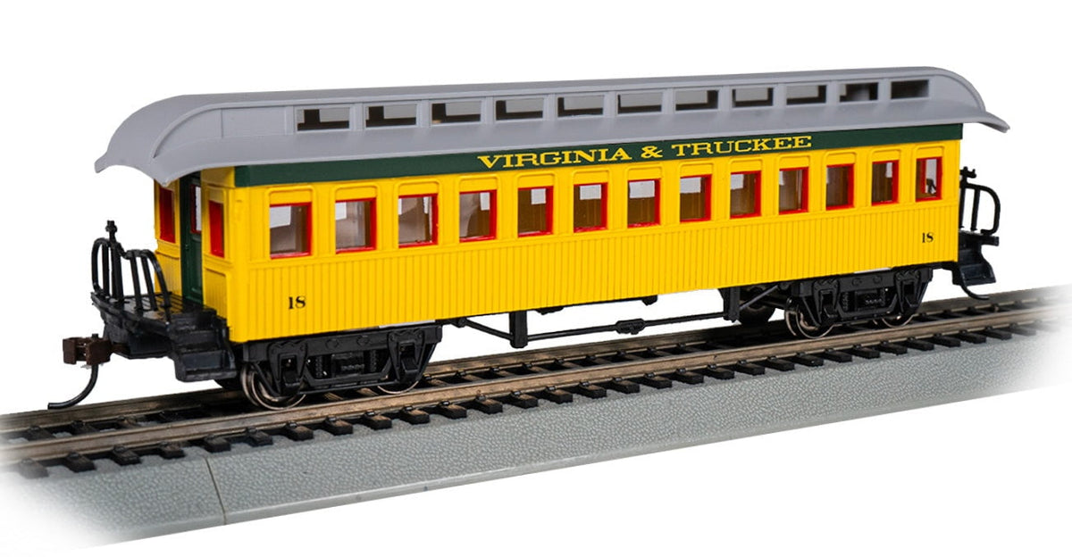 Bachmann Passenger - Coach Bachmann 15107 HO Scale Wood Old Time Coach Car Virginia & Truckee V&T