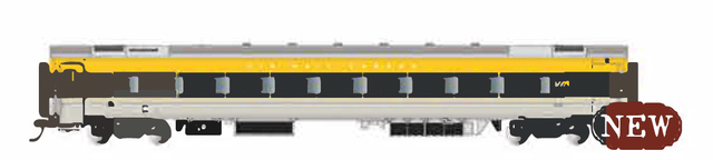 Bachmann Passenger - Coach Bachmann 74556 N Scale Siemens Venture Coach Passenger Car VIA Business Coach 2801