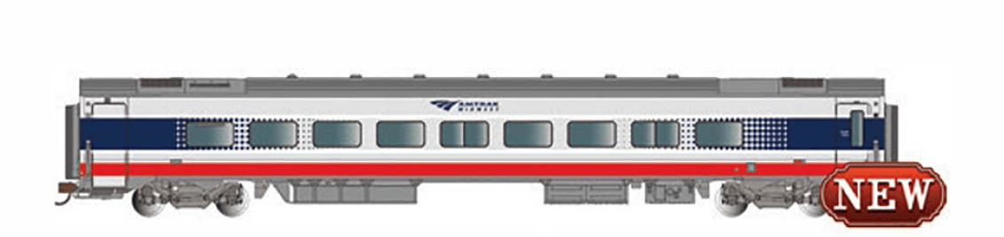 Bachmann Passenger - Coach Bachmann 74561 N Scale Siemens Venture Coach Passenger Car Amtrak Midwest 4002