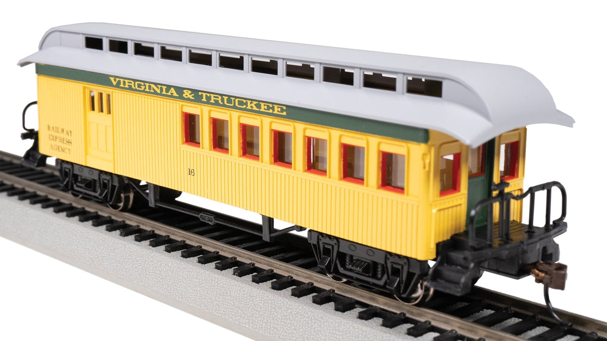 Bachmann Passenger - Combine Bachmann 15207 HO Scale Wood Old Time Combine Virginia & Truckee #16
