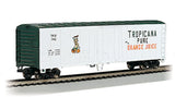 Bachmann Reefer Bachmann 17947 HO Scale 50' Steel Reefer Tropicana TIPX - White