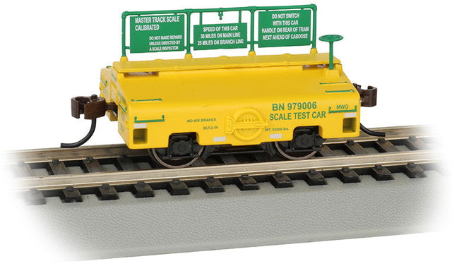 Bachmann Scale Car Bachmann 74402 HO Scale Test Weight Scale Car Burlington Northern BN