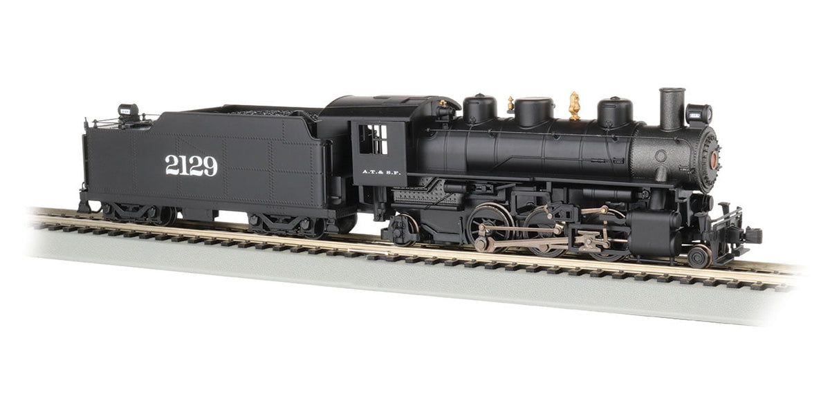 Bachmann Steam Loco - 2-6-2 Bachmann 51529 HO Scale 2-6-2 Prairie Steam Locomotive with Smoke Santa Fe ATSF 2129