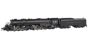 Bachmann Steam Loco - 2-8-8-4 Bachmann 80856 N Scale 2-8-8-4 EM-1 Steam Loco Baltimore & Ohio B&O 7618 DCC & Sound