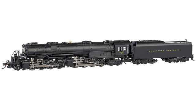 Bachmann Steam Loco - 2-8-8-4 Bachmann 80856 N Scale 2-8-8-4 EM-1 Steam Loco Baltimore & Ohio B&O 7618 DCC & Sound