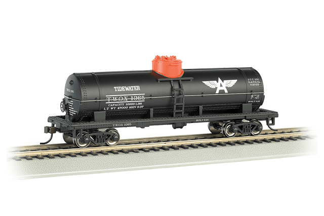 Bachmann Tank Car Bachmann 17802 HO Scale Single Dome Tank Car Tidewater TWCX 1365