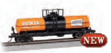 Bachmann Tank Car Bachmann 75807 HO Scale Chemical Tank Car Hooker Chemicals 15688