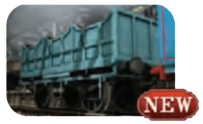 Bachmann Thomas and Friends Bachmann 76029 HO Scale Thomas and Friends Open Carriage - Blue
