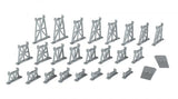 Bachmann Trestle - Set Bachmann 42523 N Scale 26 Piece Graduated Trestle Set