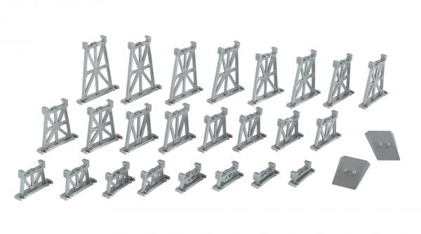 Bachmann Trestle - Set Bachmann 42523 N Scale 26 Piece Graduated Trestle Set