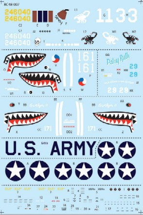 Barracudda Studios DETAIL PARTS Barracuda Studios P40K Pt.1 for HSG (Decal) 1/48