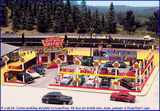 Blair Line MODEL TRAINS Blair Line HO A-to-Z Used Car Lot Kit