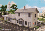 Blair Line MODEL TRAINS Blair Line HO Blairstown 2-Story Depot Kit