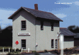Blair Line MODEL TRAINS Blair Line HO Blairstown 2-Story Depot Kit