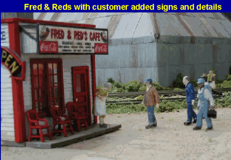 Blair Line MODEL TRAINS Blair Line HO Fred & Red's Hamburgers Kit